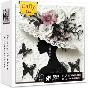 Jigsaw Puzzles for Adults 1024 Pieces - Challenging Fun Puzzles Stunning Art Wall Decor, Gift for Adult Puzzle Lovers, Family Game, Beauty Shadow